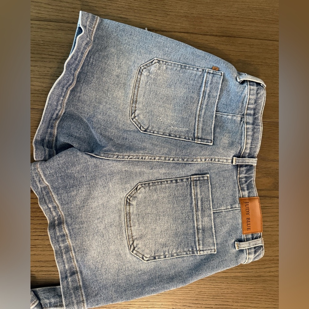 Blue Denim Shorts